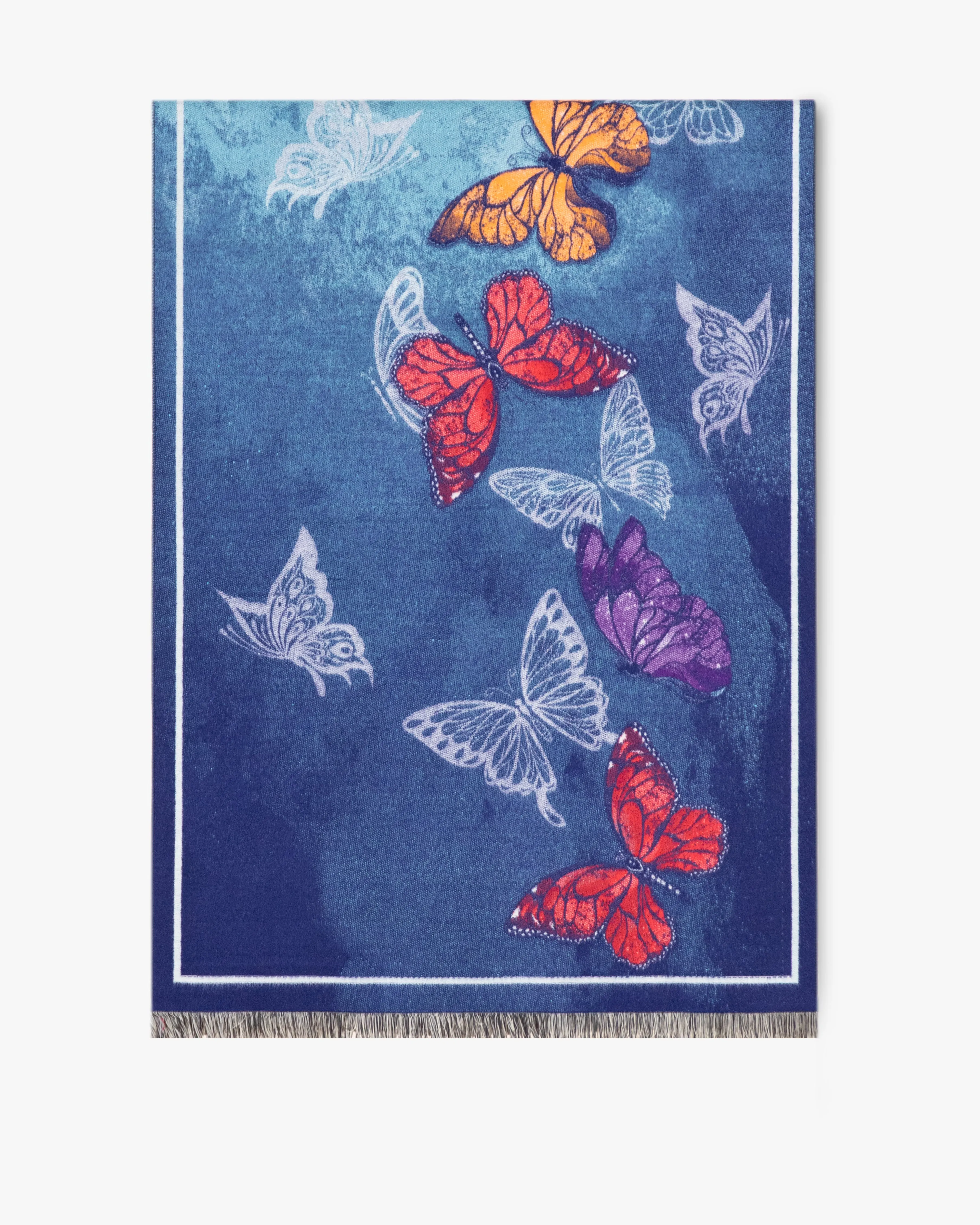 038- Very Moda Butterfly Dance Premium Scarf