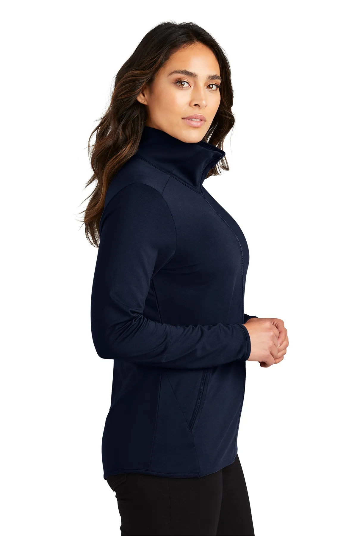 Accord Pop Collar Zip-Up - Navy (Ships in 1-2 Weeks)