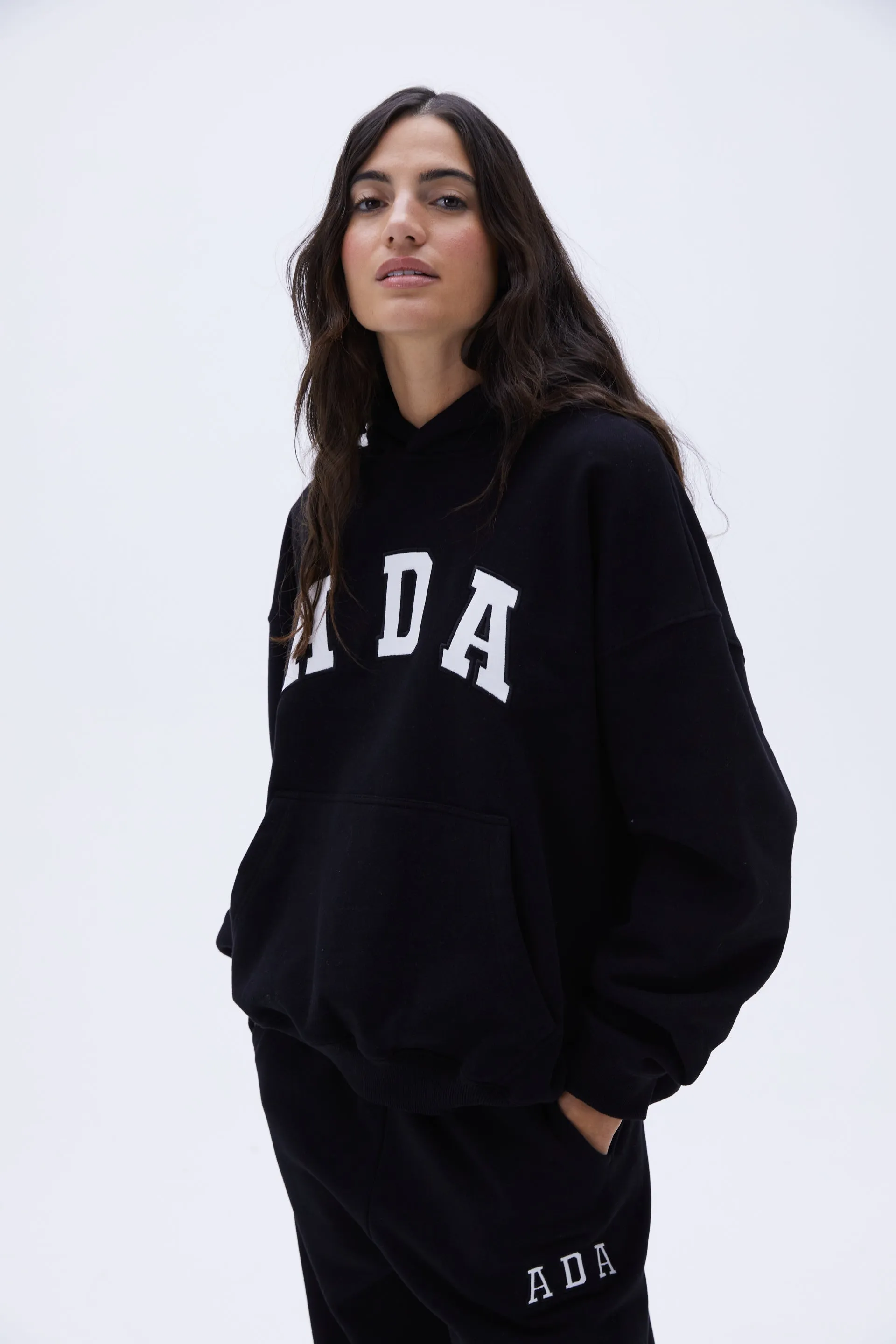 ADA Oversized Hoodie - Black