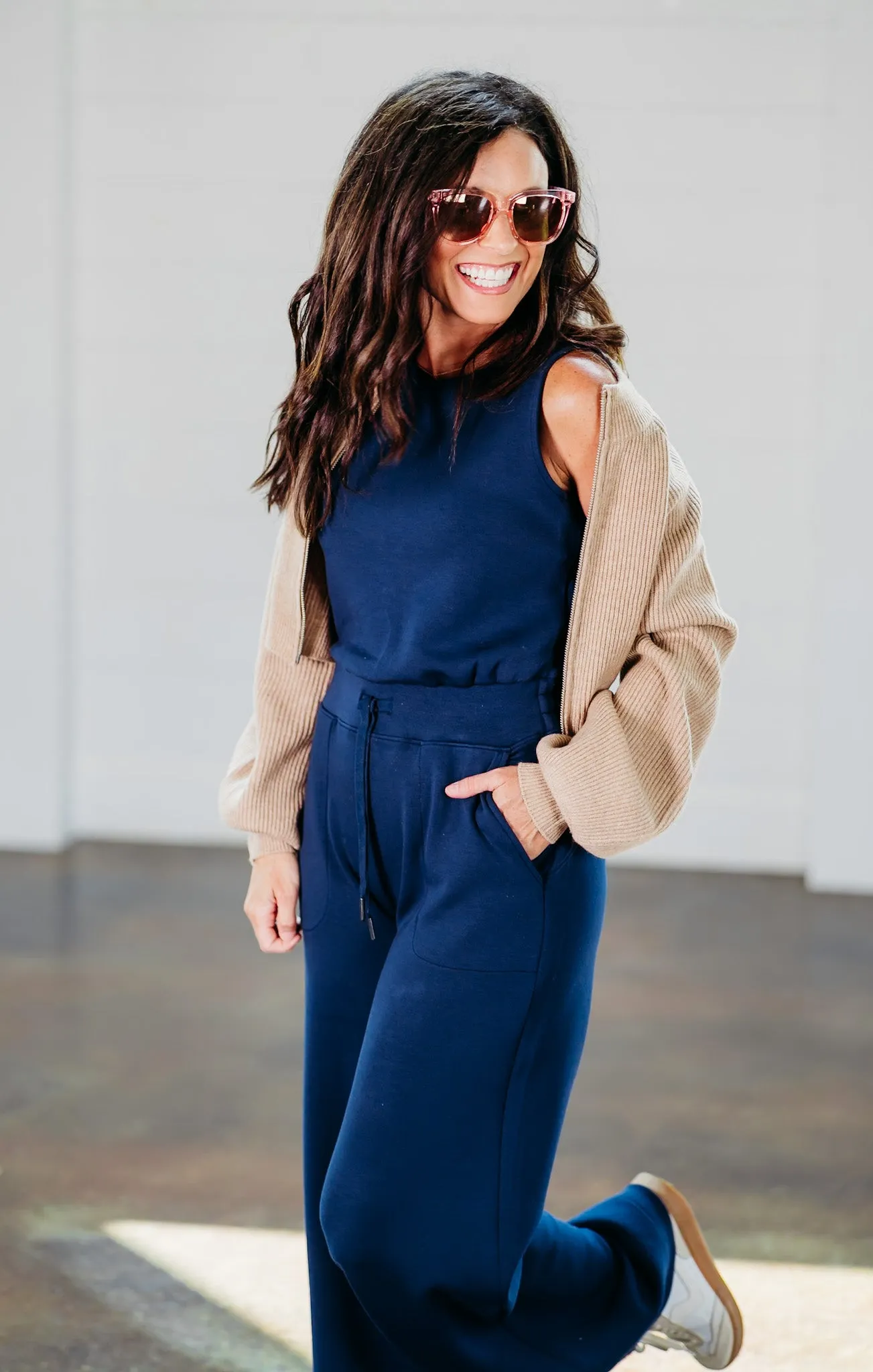 AirEssentials Timeless Navy Jumpsuit