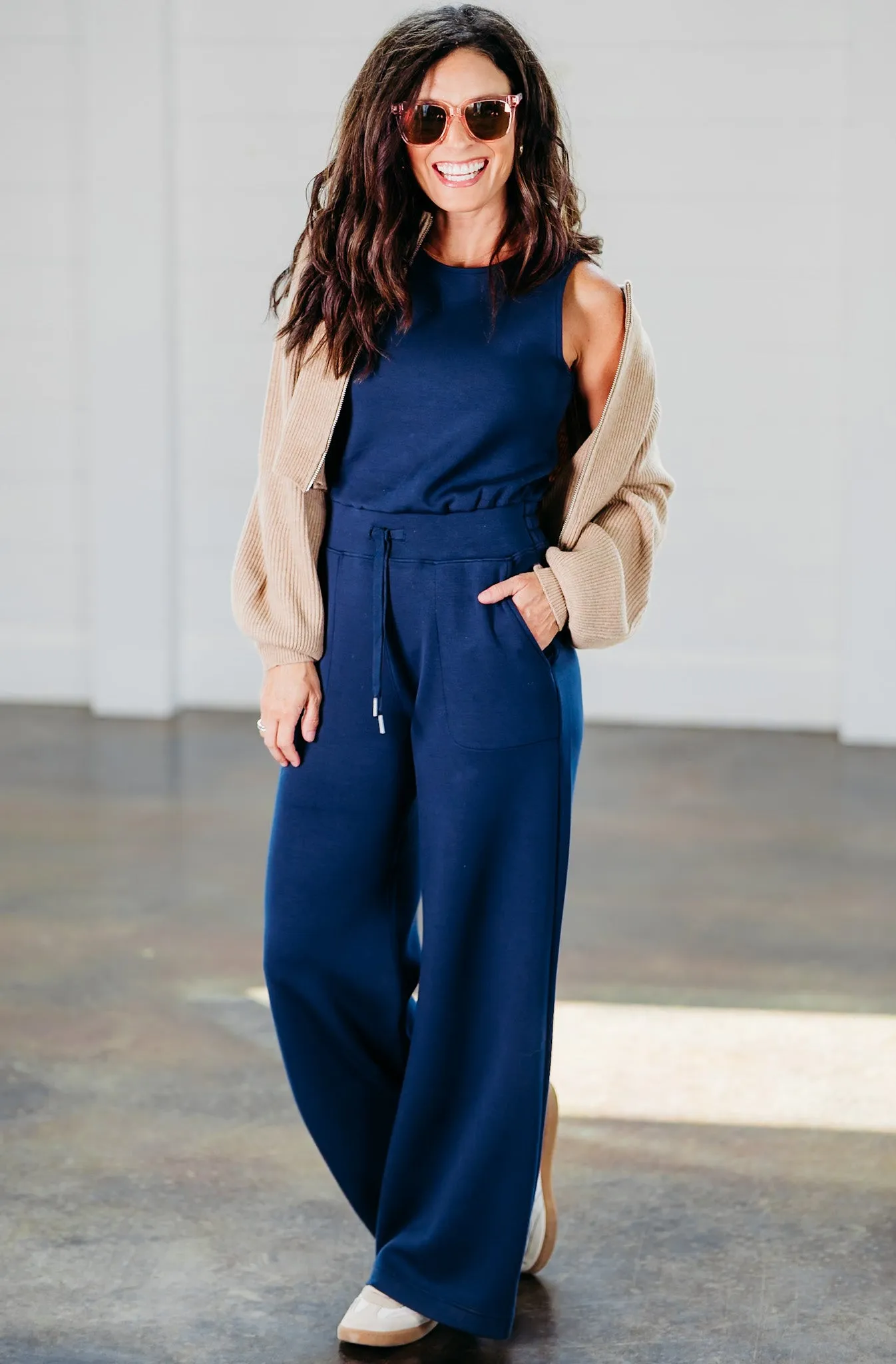 AirEssentials Timeless Navy Jumpsuit