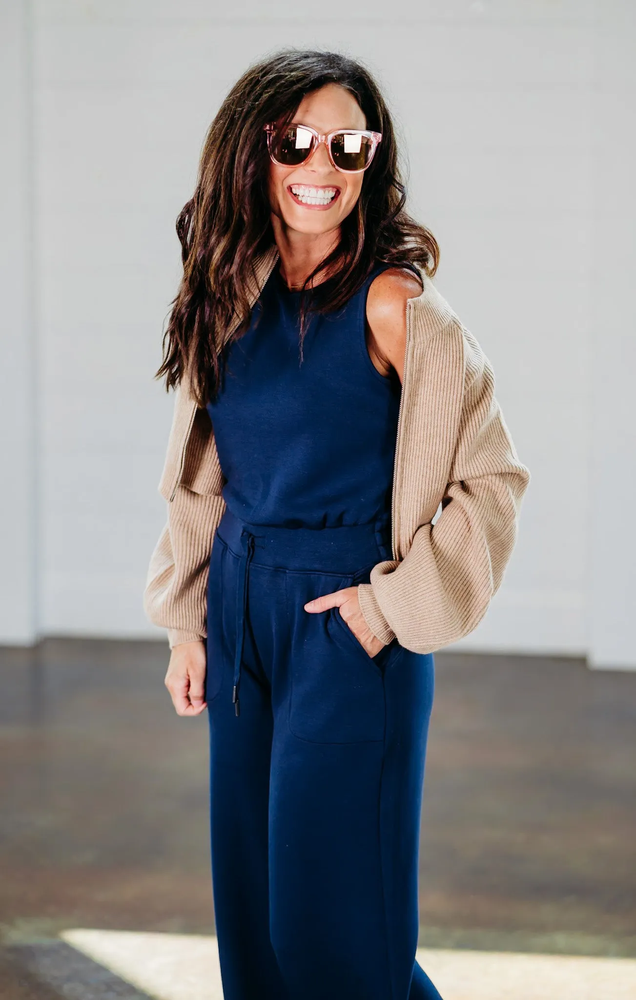 AirEssentials Timeless Navy Jumpsuit