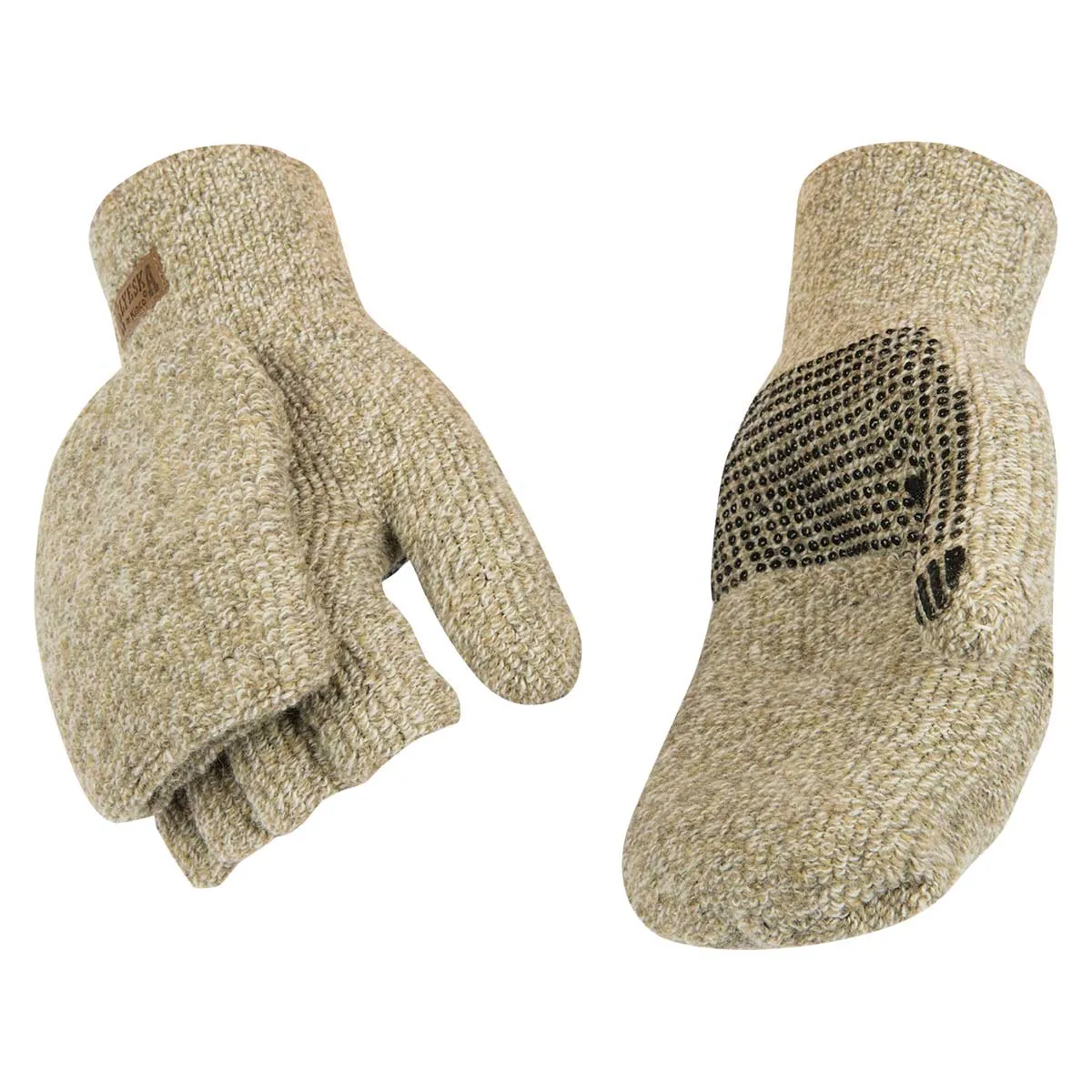 Alyeska Ragg Wool Mitts, Half Finger