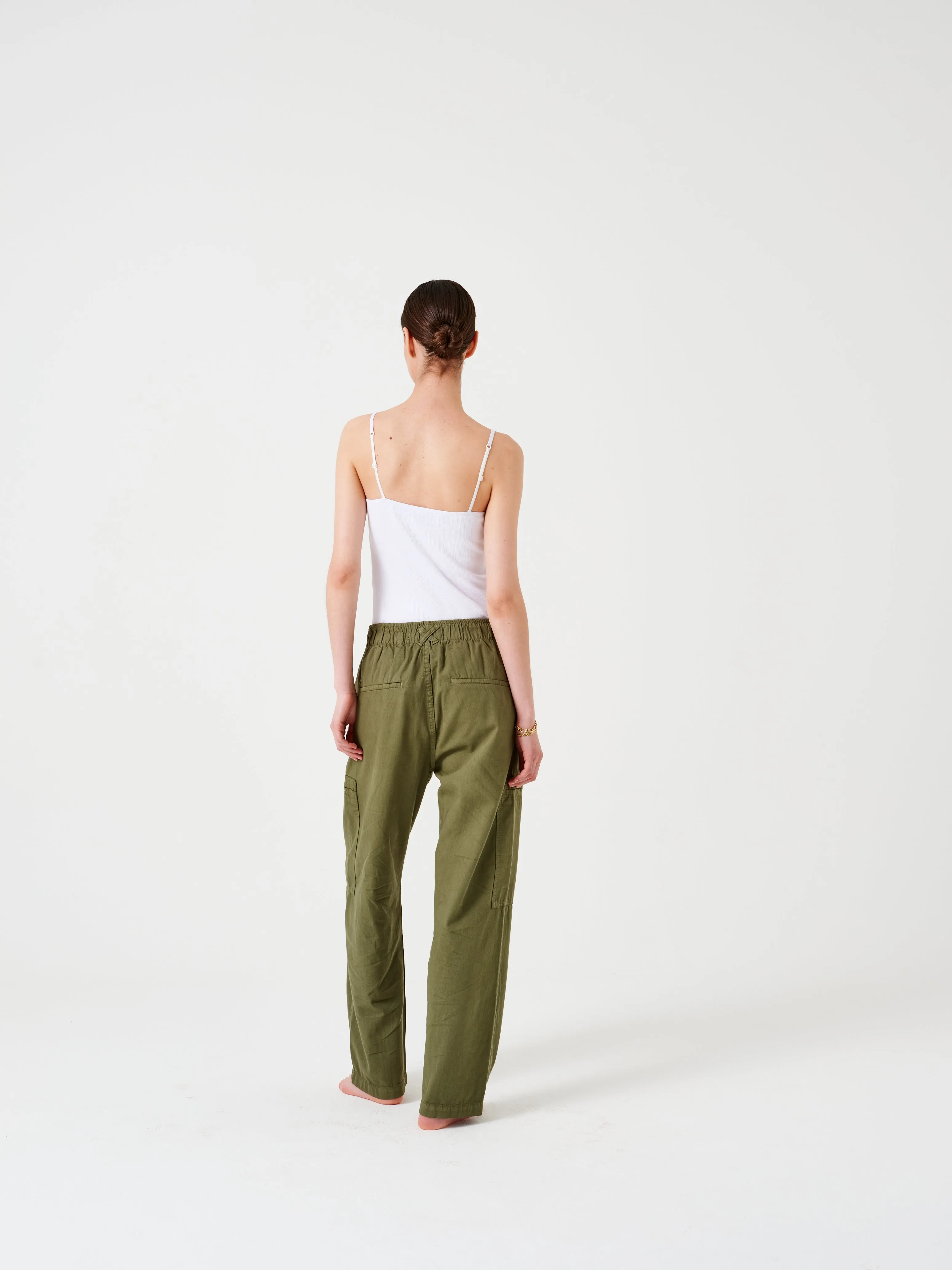 Amelia Pant in Khaki