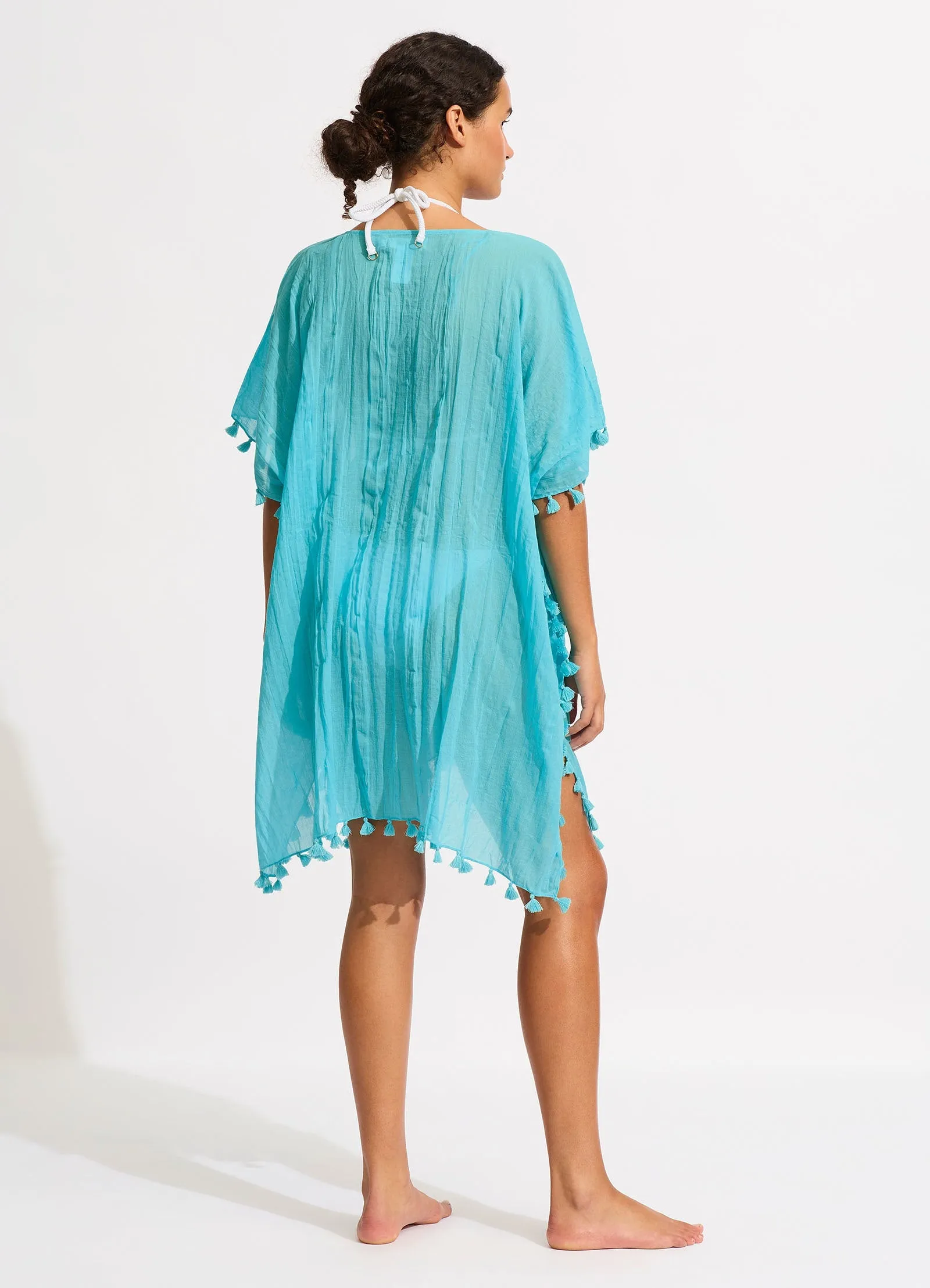 Amnesia Kaftan - Atoll Blue