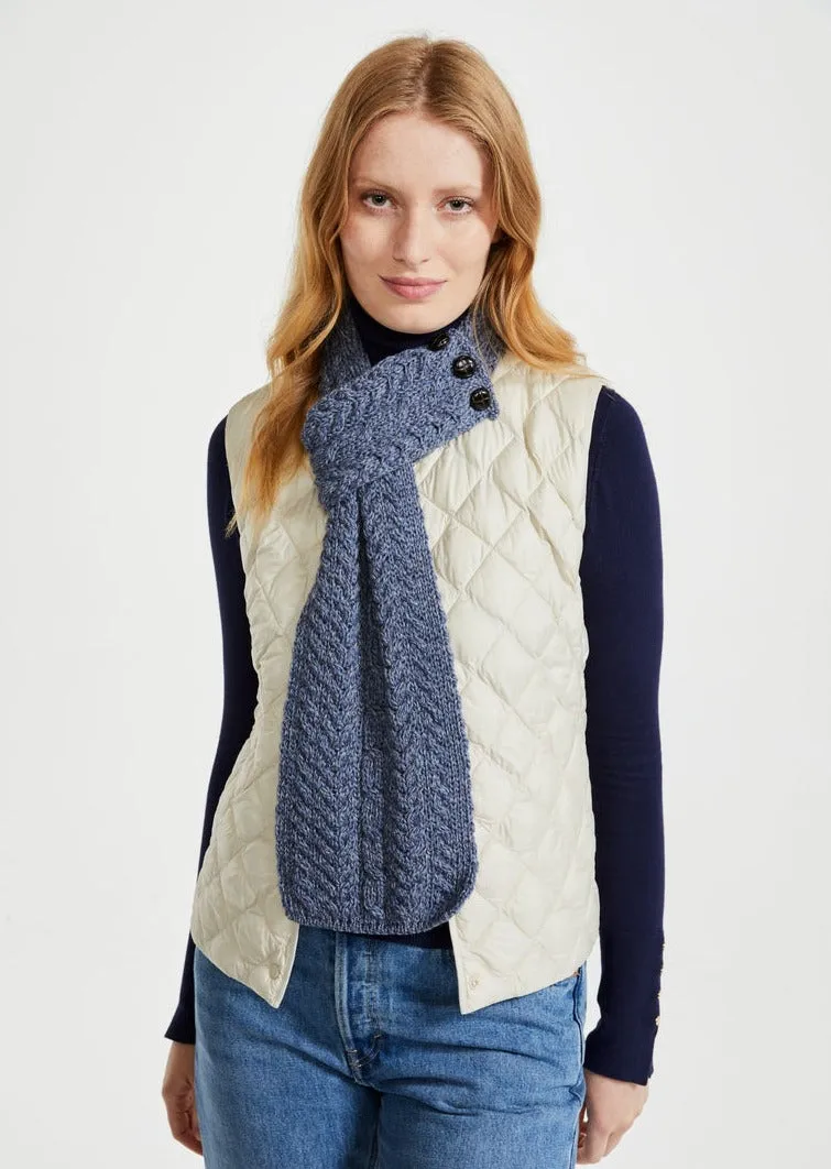 Aran Loop Scarf | Denim