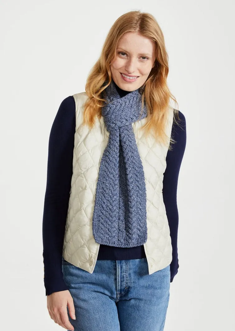 Aran Loop Scarf | Denim