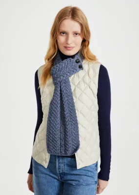 Aran Loop Scarf | Denim