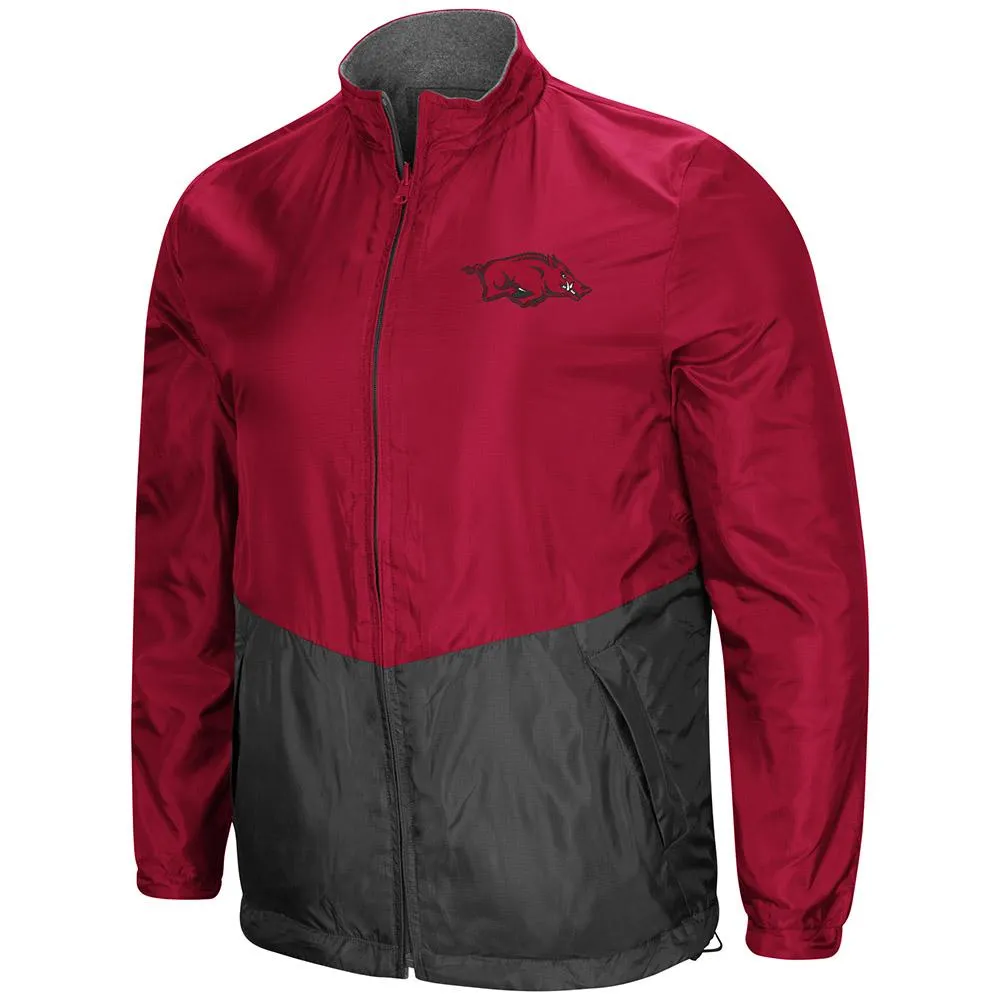 Arkansas Razorbacks "Halfback" Reversible Polar Fleece/Rain Jacket