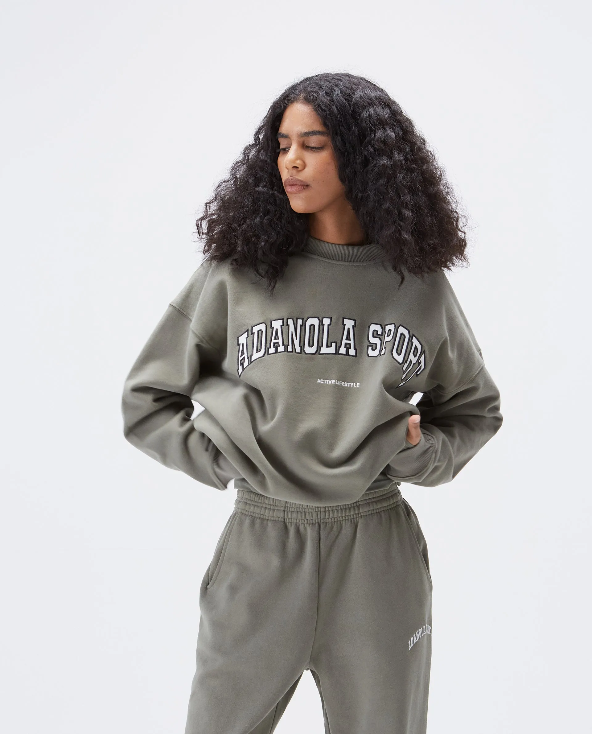 AS Oversized Sweatshirt - Olive Green