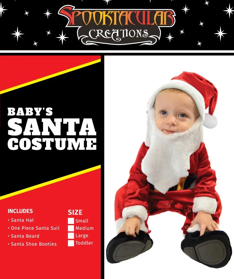 Baby Santa Deluxe Costume Set