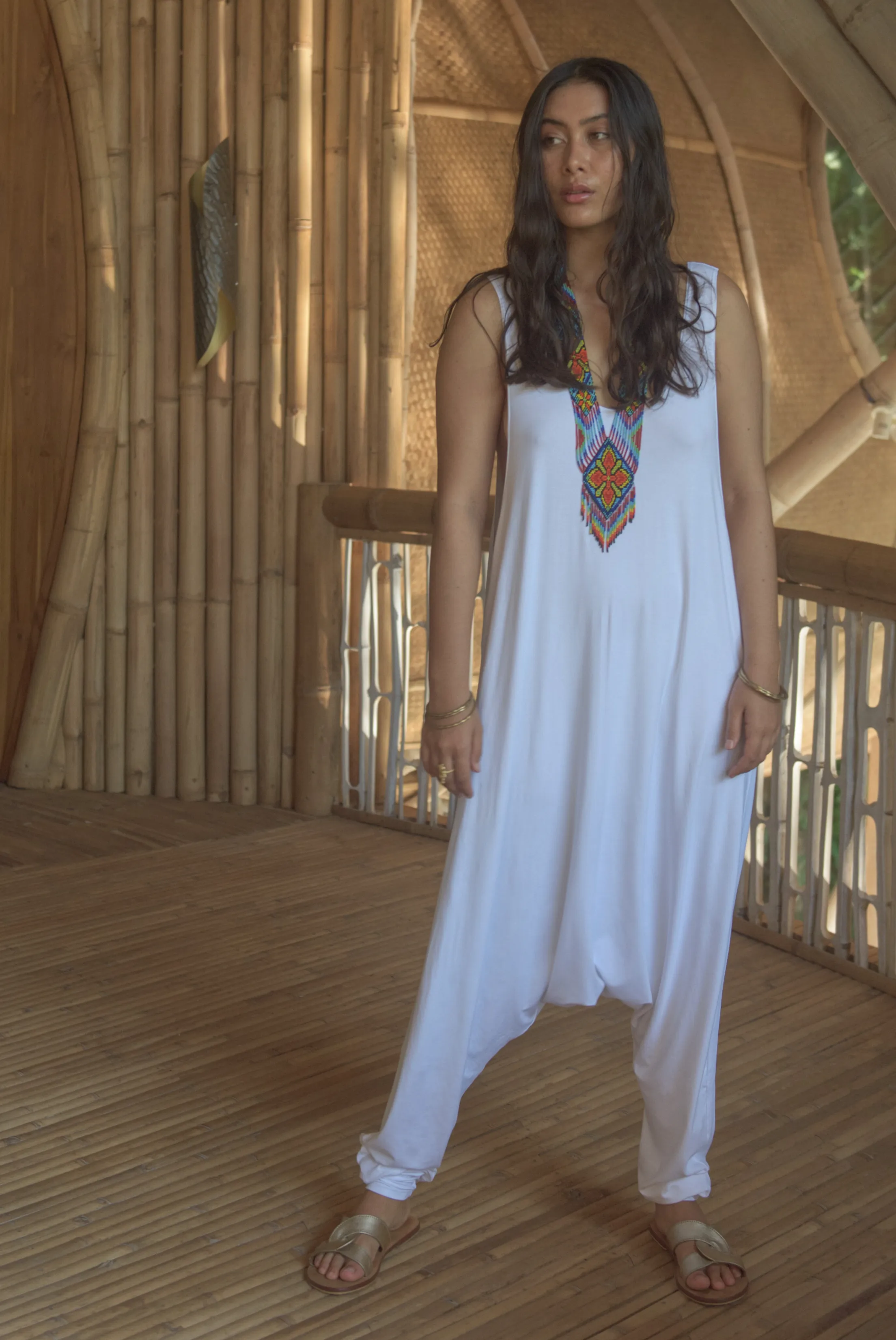 BAGGY JUMPSUIT WHITE