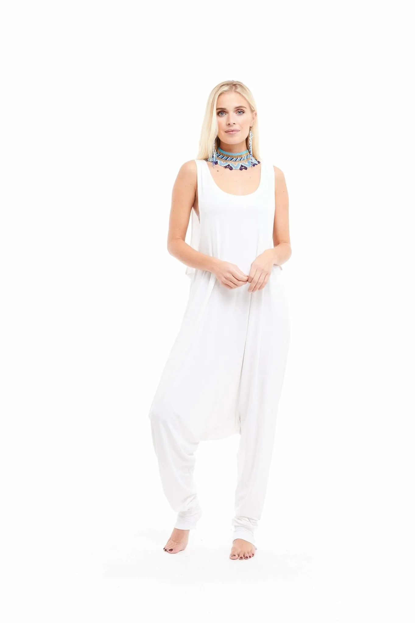 BAGGY JUMPSUIT WHITE