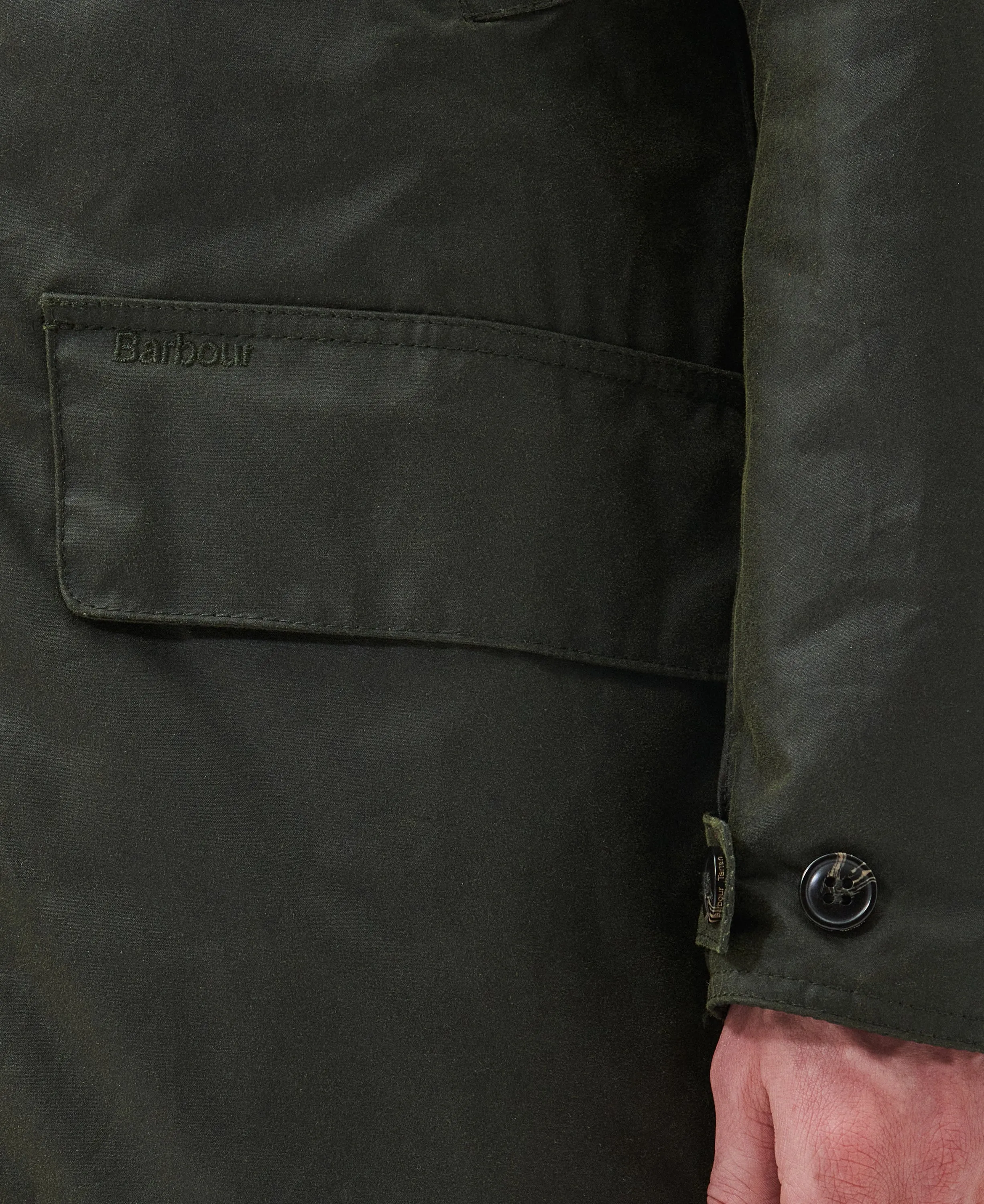 Barbour Wax Mac Olive