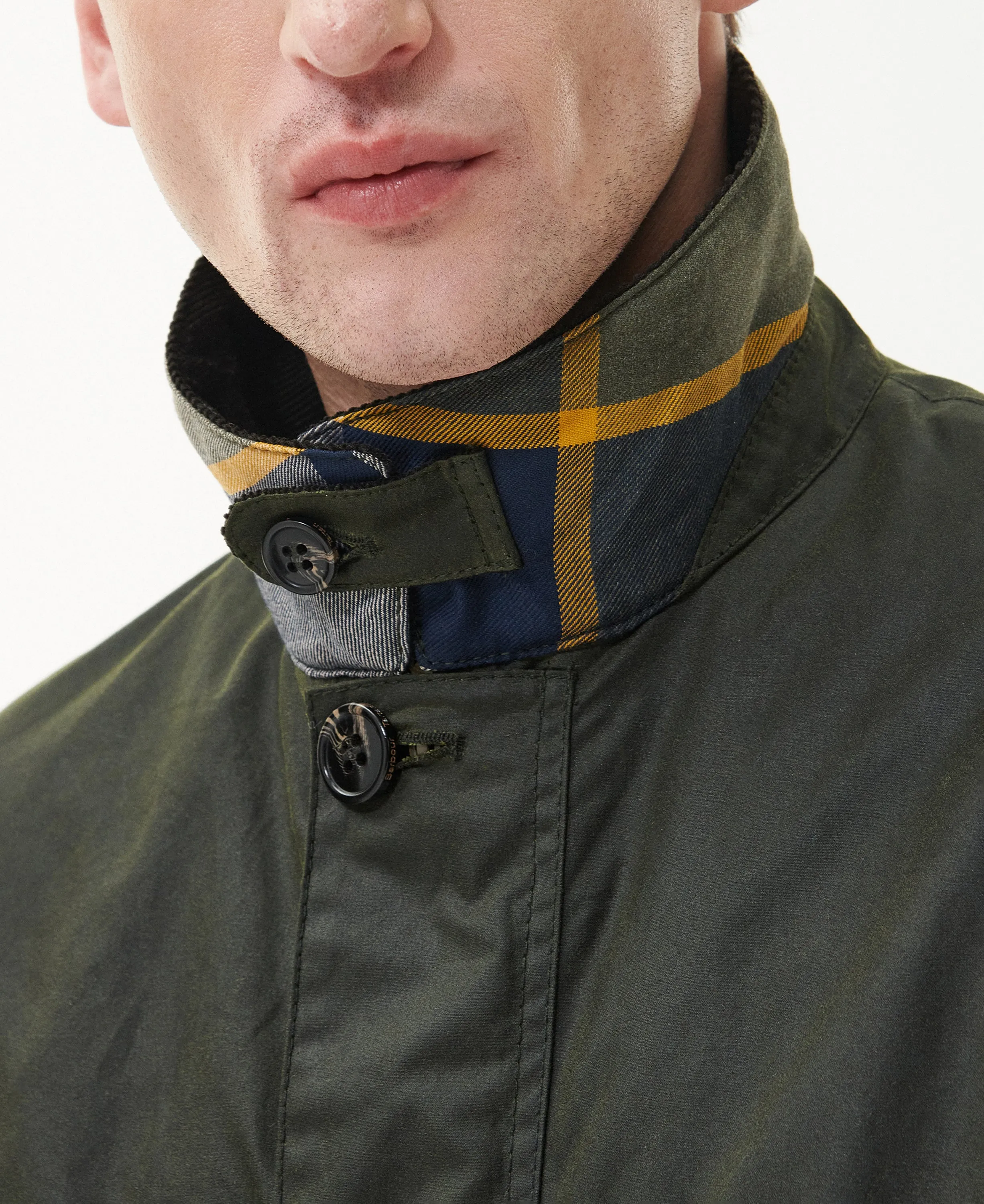 Barbour Wax Mac Olive