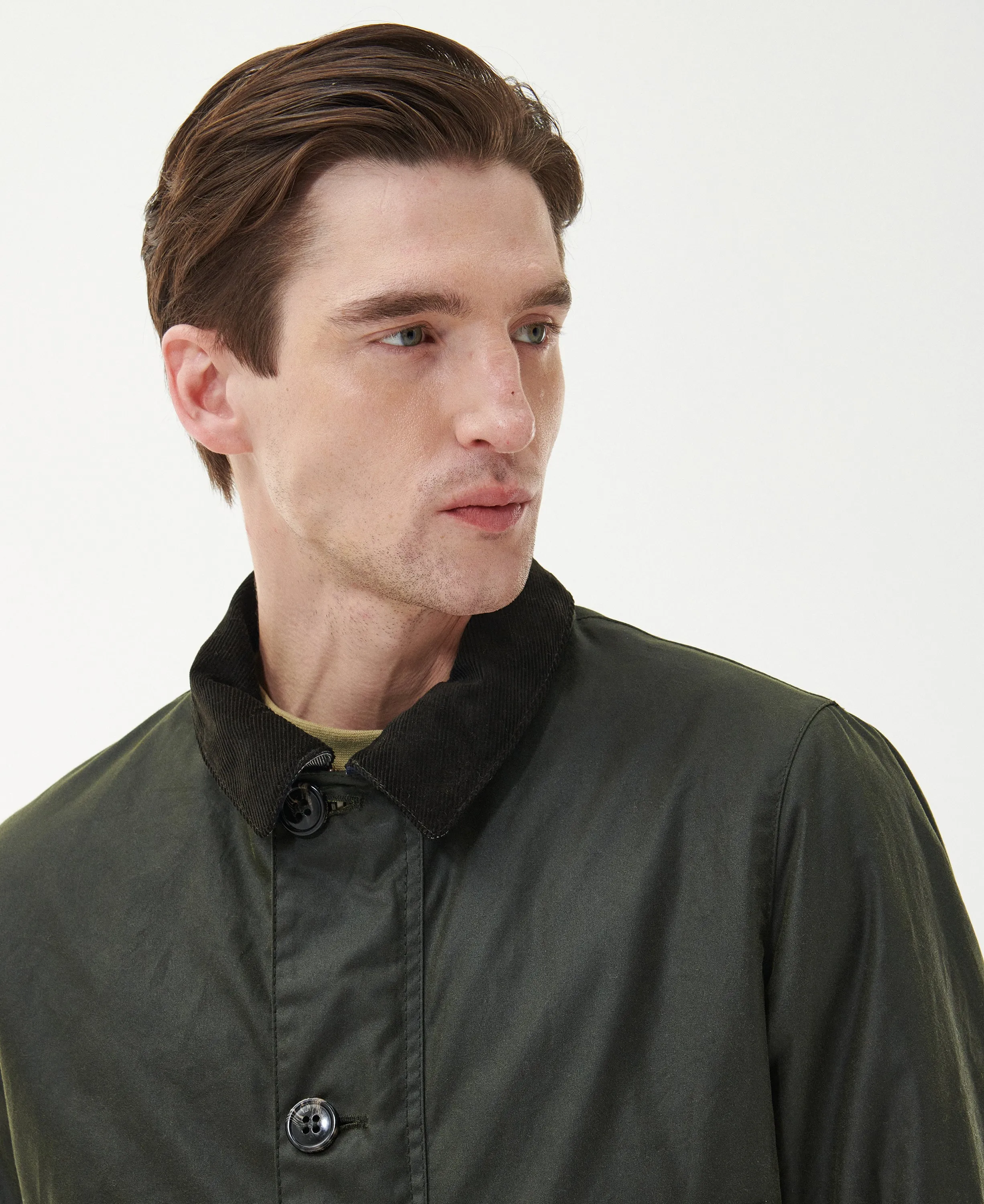 Barbour Wax Mac Olive