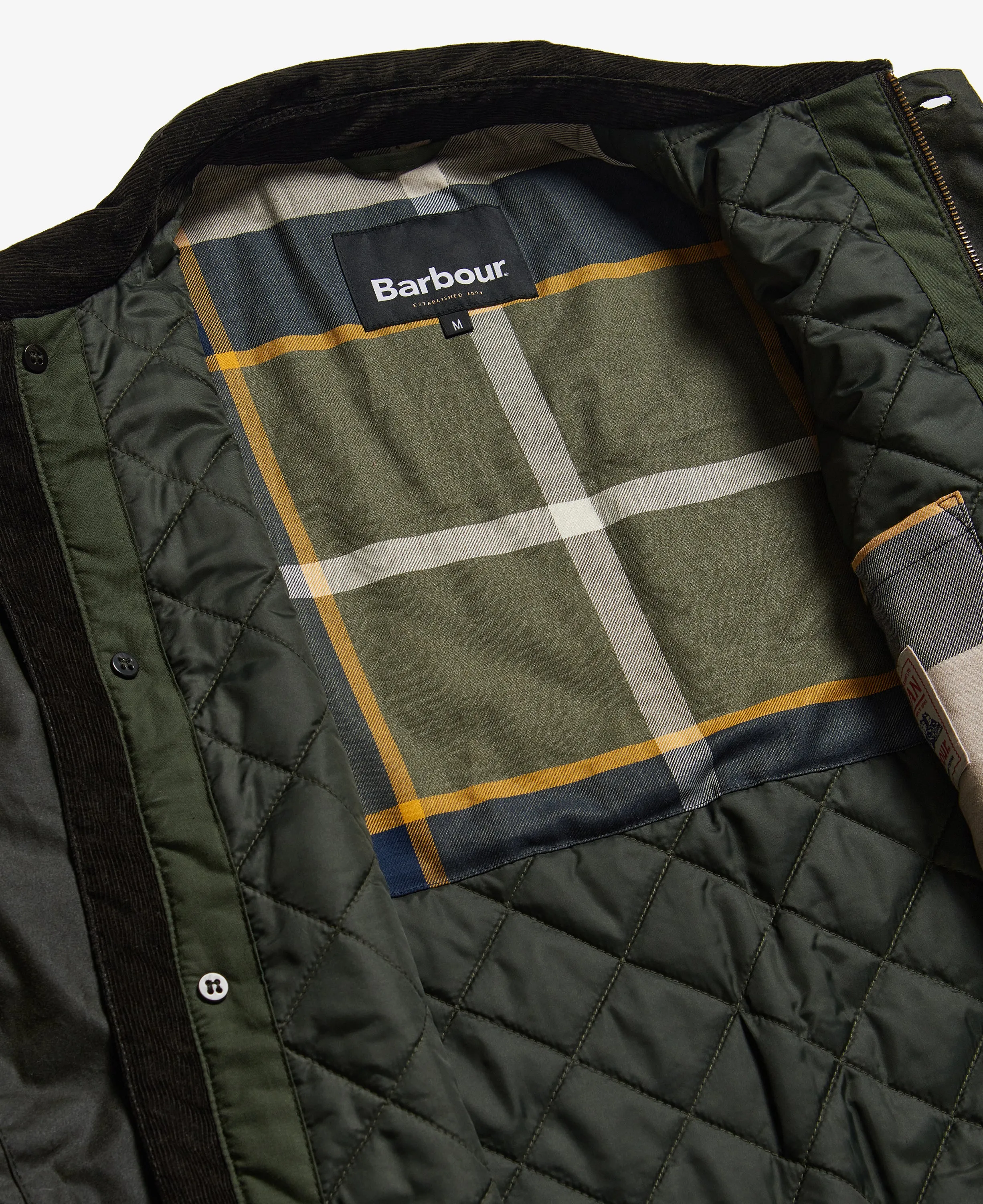 Barbour Wax Mac Olive