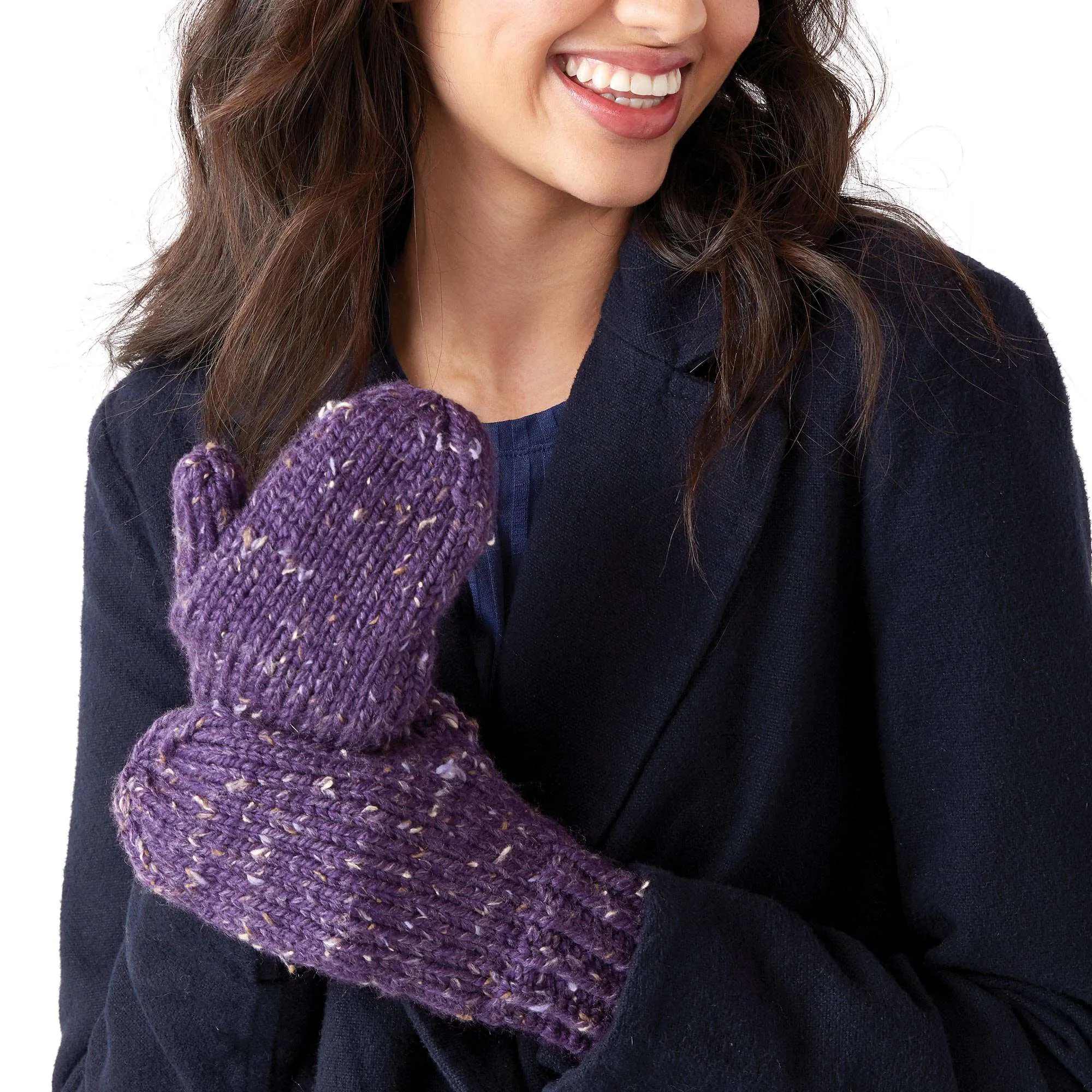 Bernat Cozy Knit Mittens