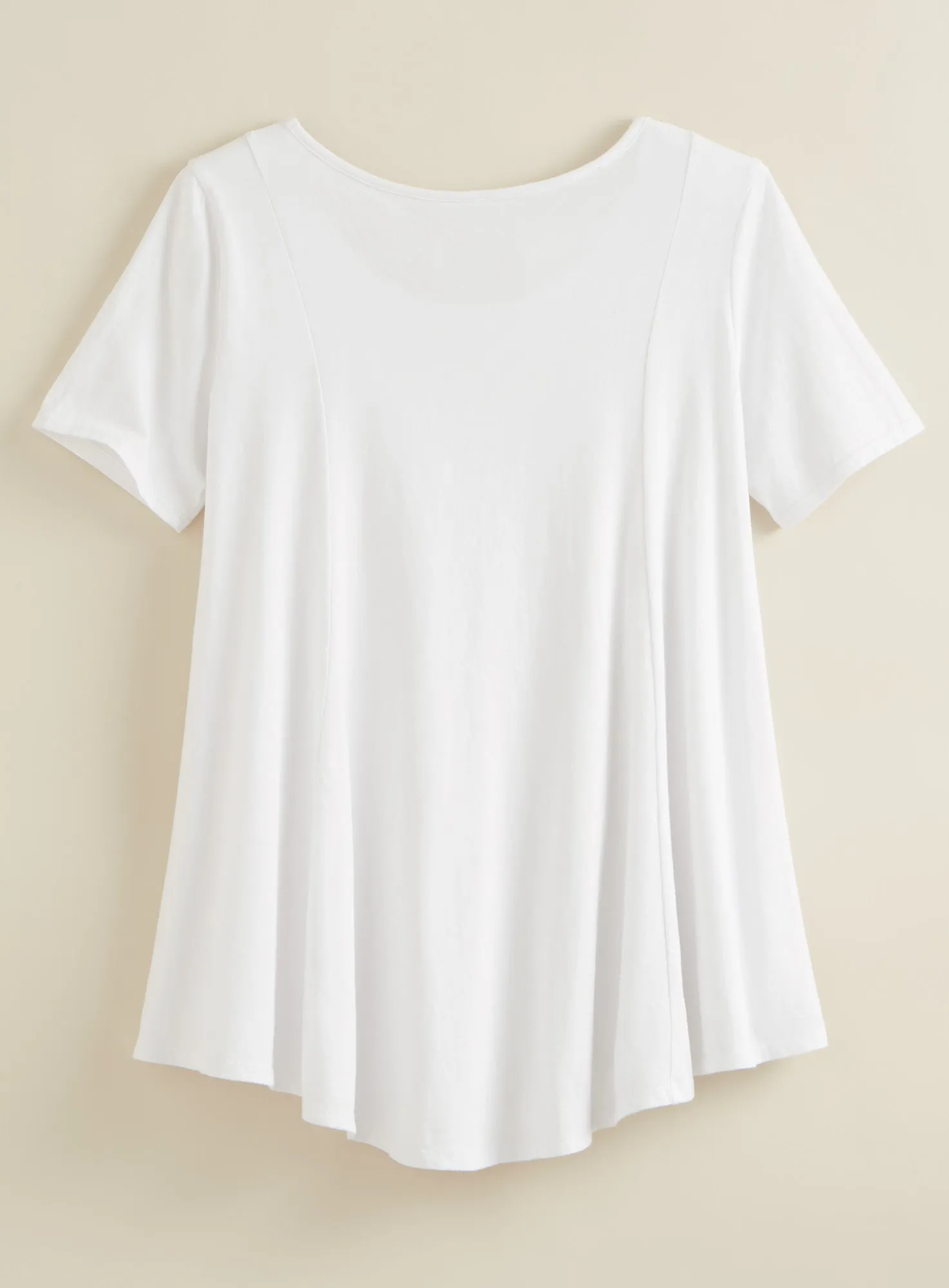 Beyond Basic A-line Tunic - Short Sleeve FINAL SALE (No Returns)