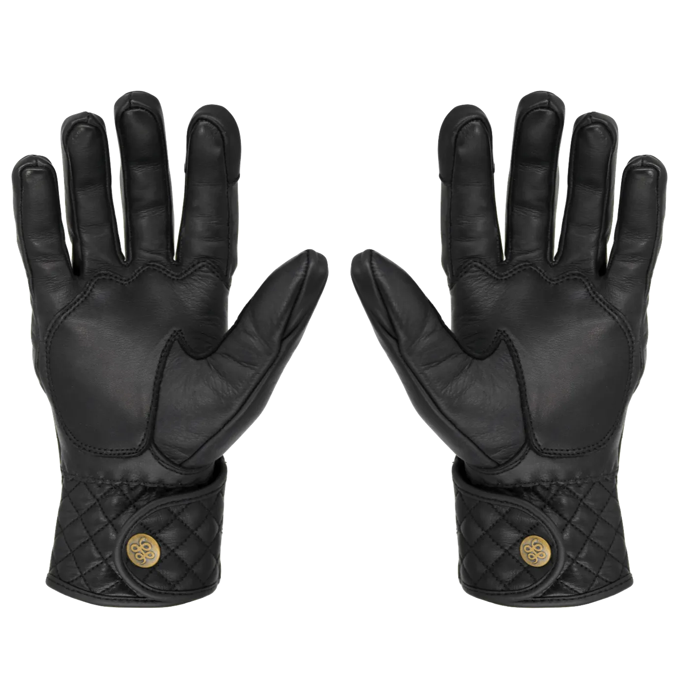 Black Leather Gloves † Mamba Negra