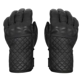 Black Leather Gloves † Mamba Negra