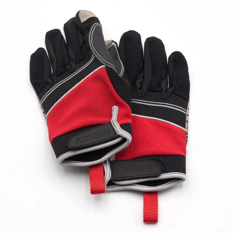 Blox Racing Logo Mechanics Gloves Large - BXAP-00140-L