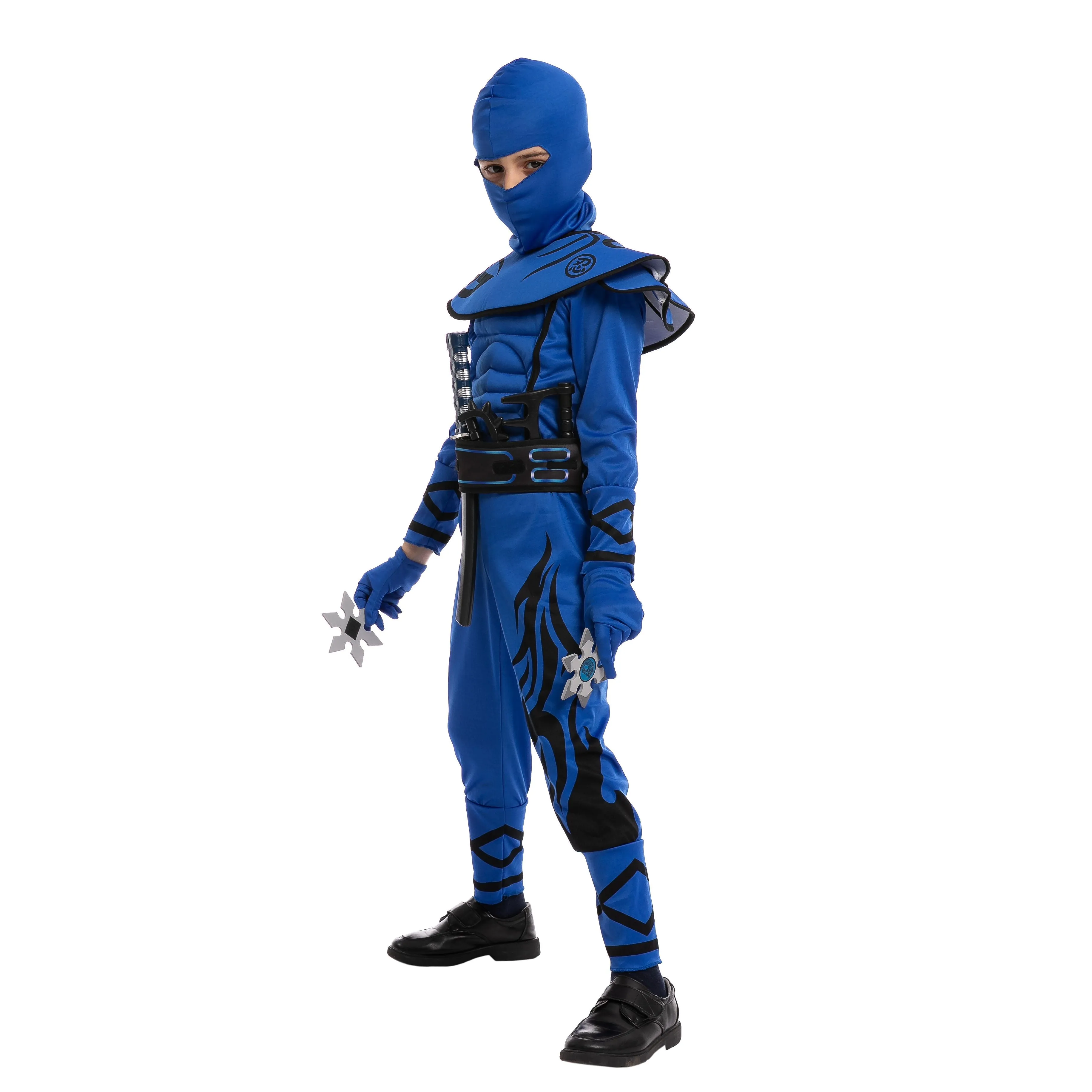 Blue Kung Fu Ninja Costume Cosplay- Child