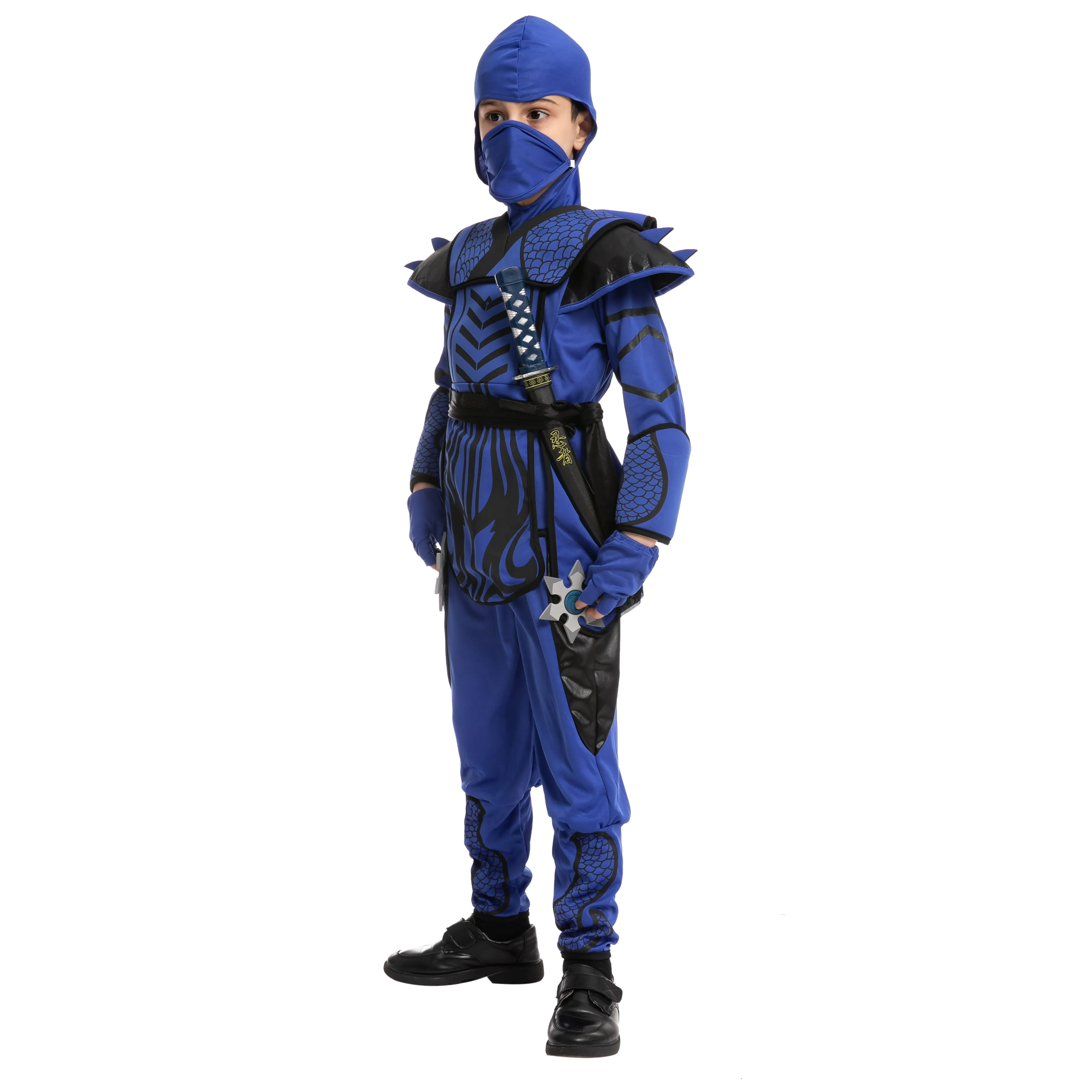 Blue Obstacle course competitor Costume Cosplay- Child