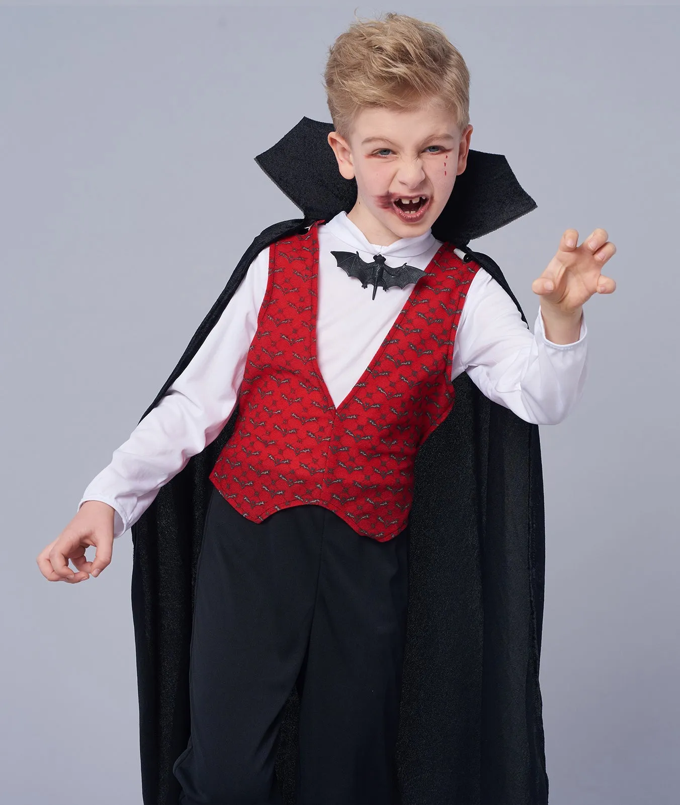 boys vampire costume set halloween