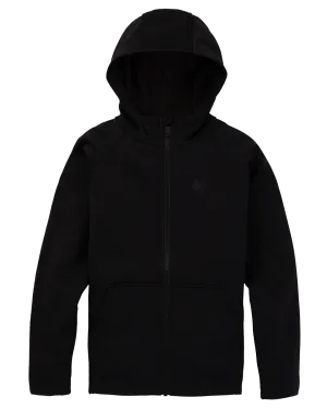 Burton Kids' Crown Weatherproof Full-Zip Fleece - True Black