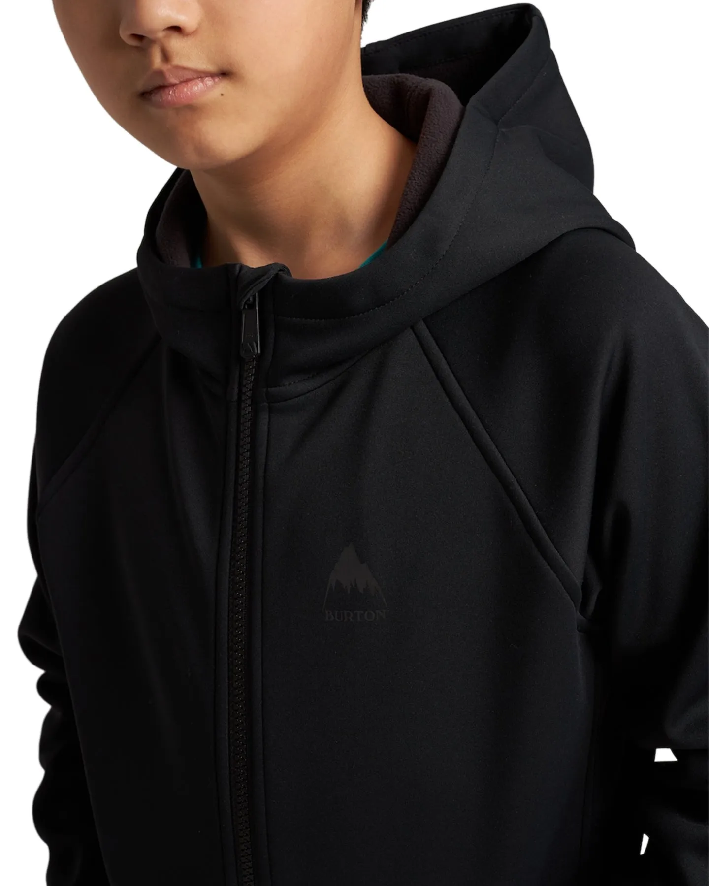 Burton Kids' Crown Weatherproof Full-Zip Fleece - True Black