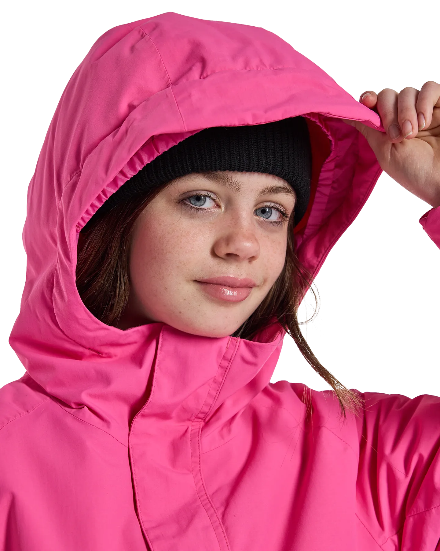 Burton Kids' Frostner 2L Anorak Snow Jacket - Fuchsia Fusion/Amparo Blue