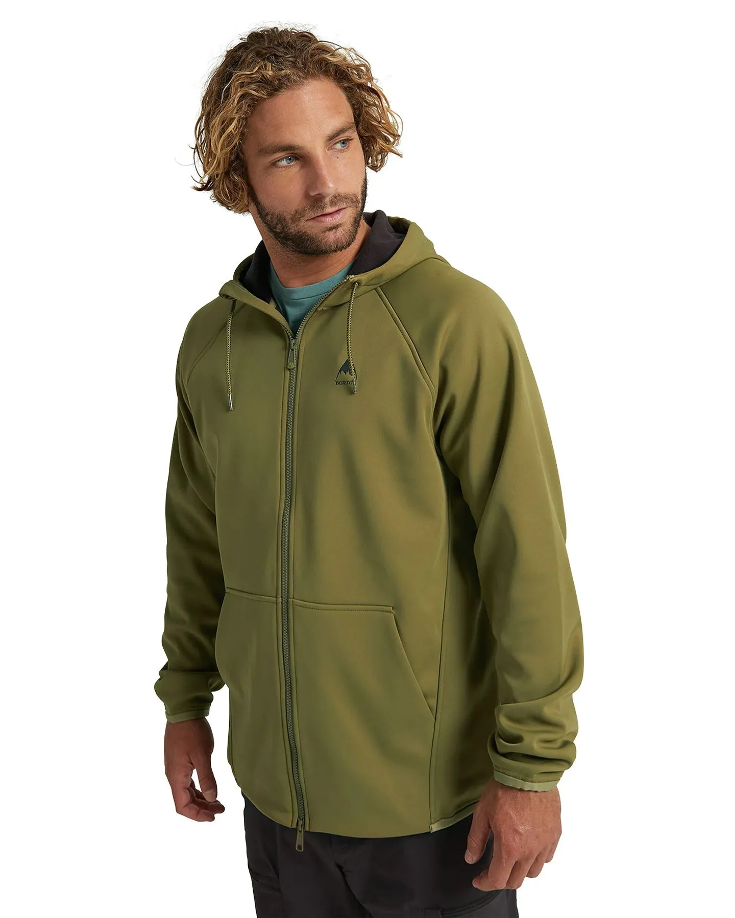 Burton Men's Crown Weatherproof Full-Zip Fleece - Martini Olive