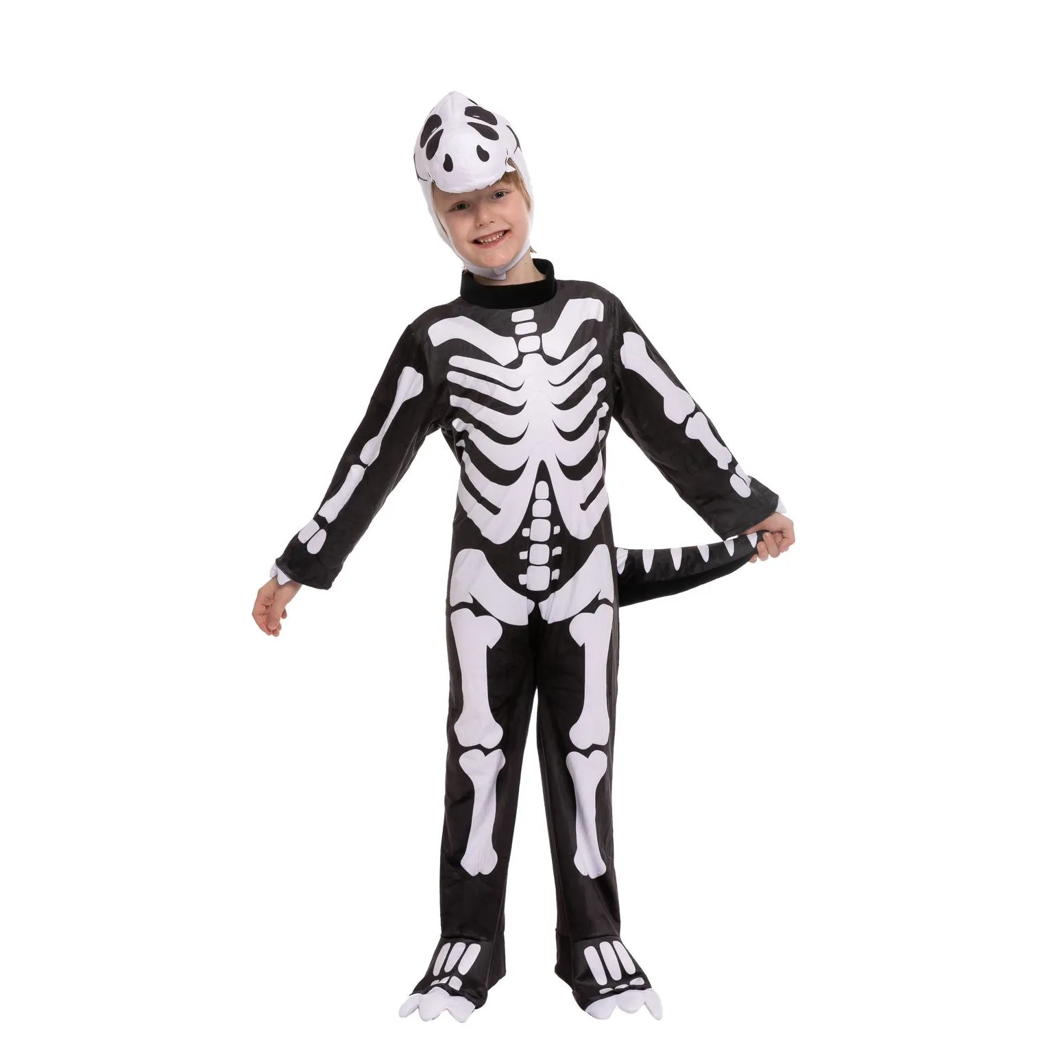 Cartoonish Skeleton T-rex Costume for Role Play Cosplay- Child