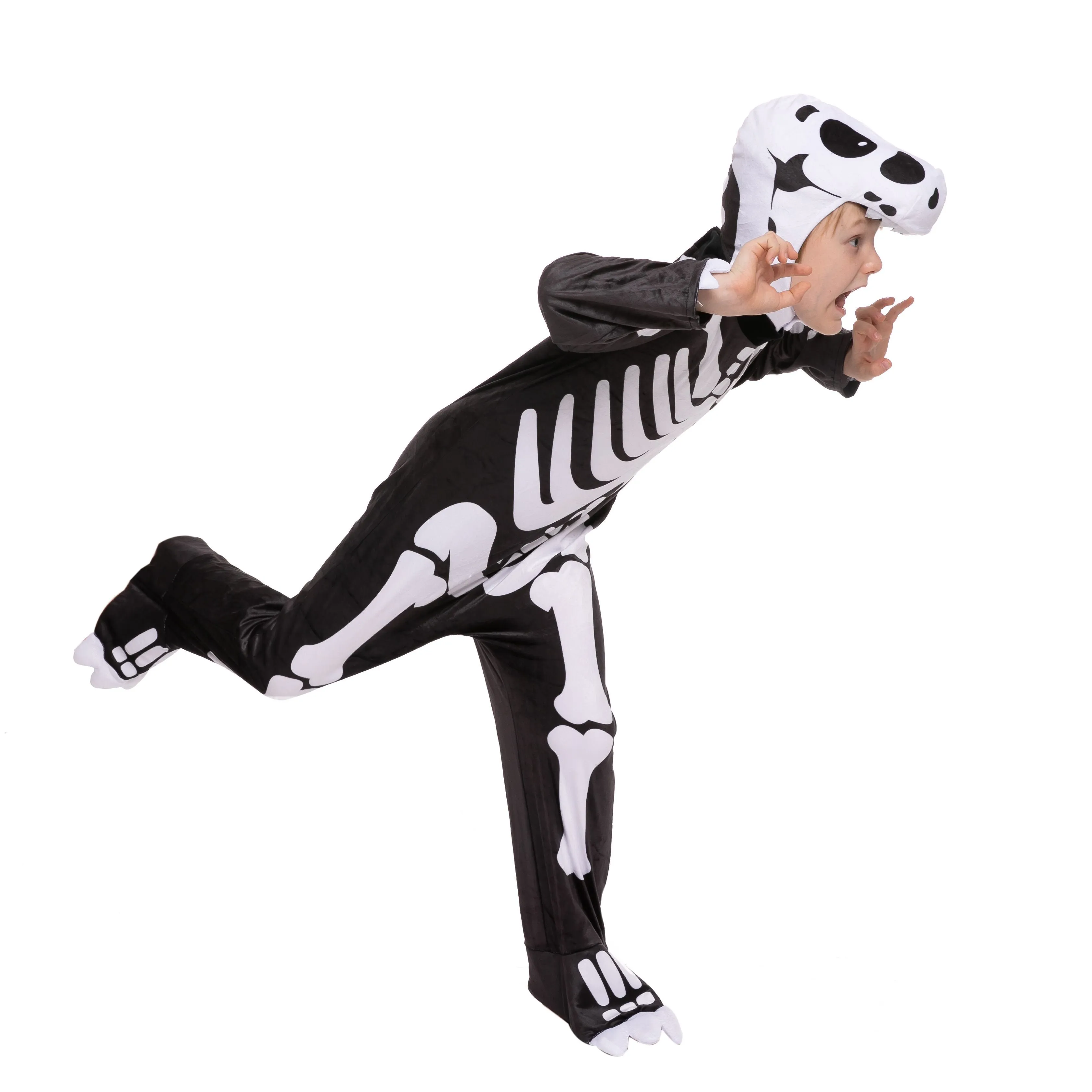 Cartoonish Skeleton T-rex Costume for Role Play Cosplay- Child