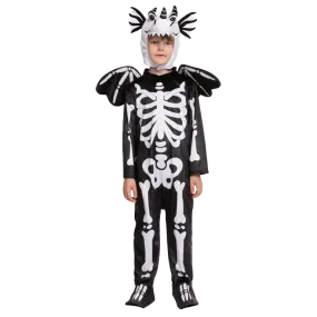 Cartoonish Skeleton T-rex Costume Set for Role Play Cosplay- Child