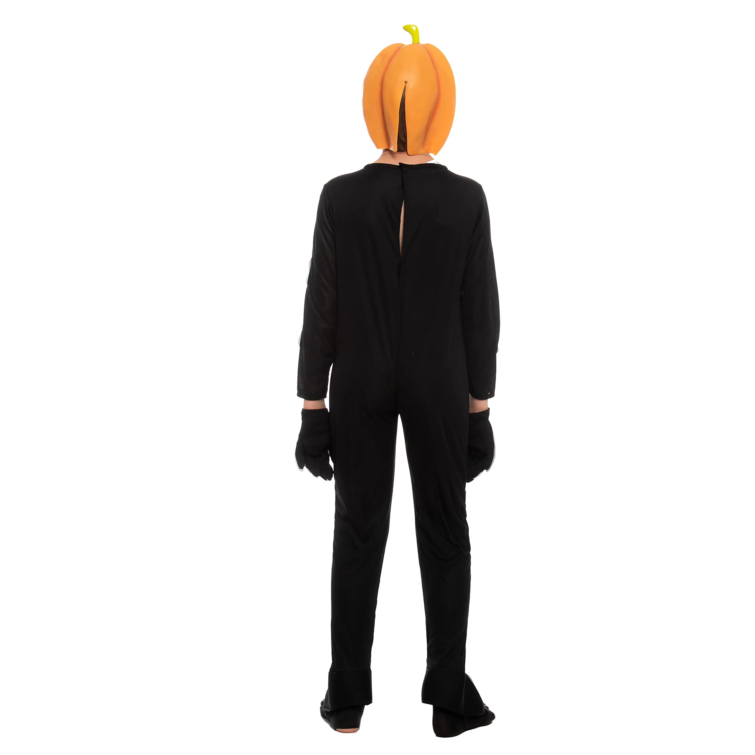 Child Boy Cute pumpkin skeleton costume