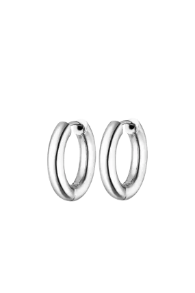 Chunky Hoops Silver