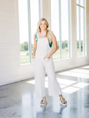 Cloud Nine Oatmeal Jumpsuit