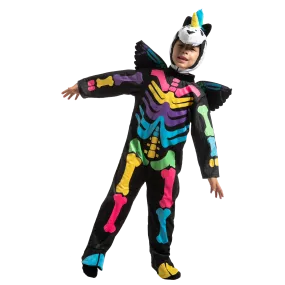 Colorful Unicorn Skeleton Costume for Role Play Cosplay- Child