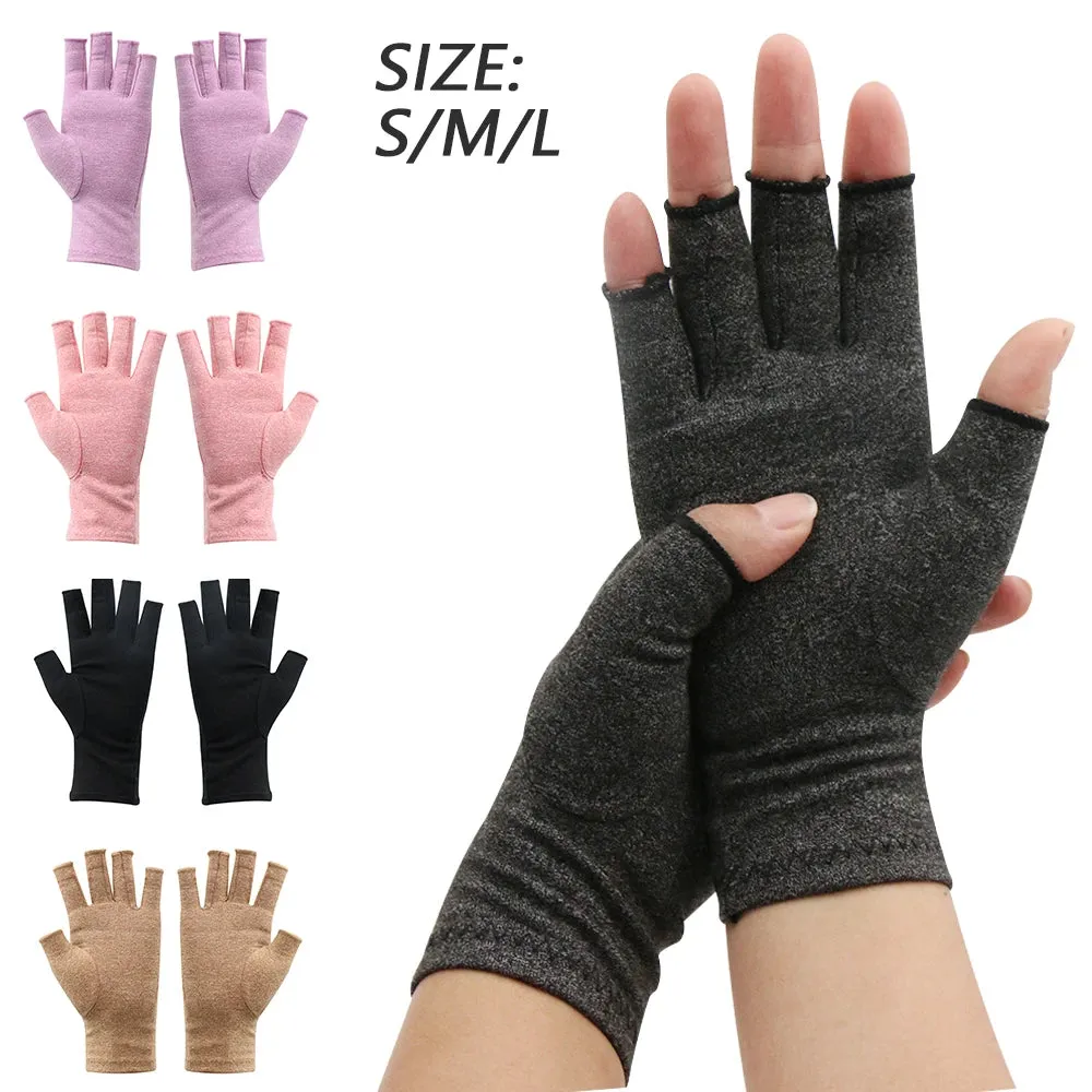 Compression Arthritis Gloves Wrist Support Joint Pain Relief Hand Brace Compression Gloves Therapy Wristband Cycling Gloves