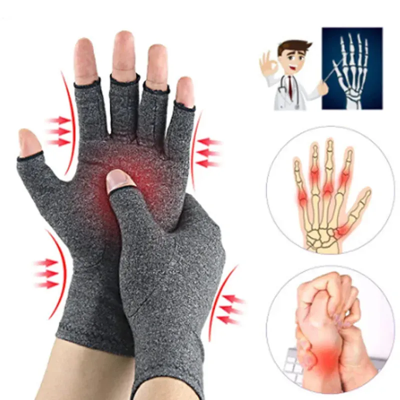 Compression Arthritis Gloves Wrist Support Joint Pain Relief Hand Brace Compression Gloves Therapy Wristband Cycling Gloves