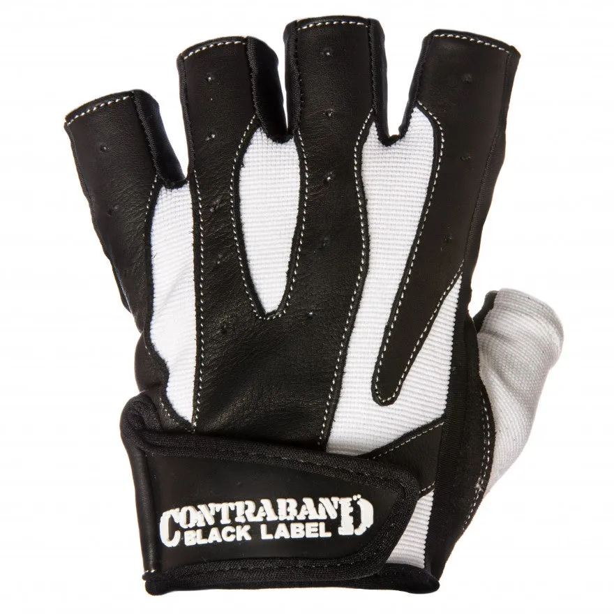 Contraband Black Label 5150 Pro Leather Lifting Gloves