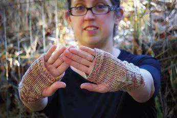 Cottina Fingerless Mitts by Meghan Jones  *Pattern*