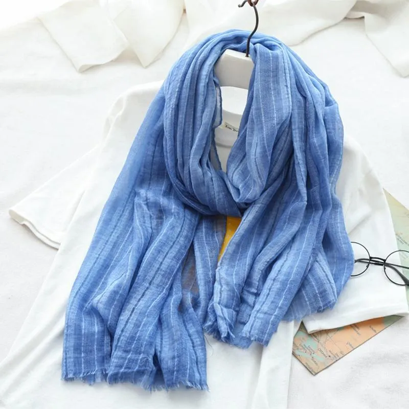 Cotton Linen Scarf Women Fashion Accessories E2701