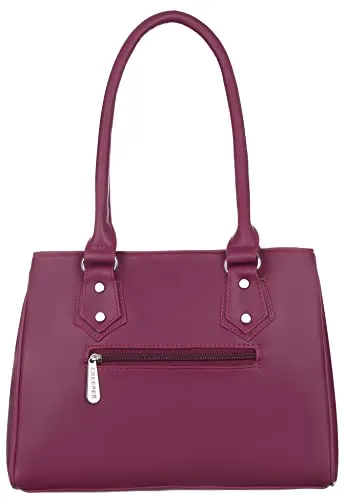 creeper Women's Leather Large Capacity Shoulder Bags (Maroon)