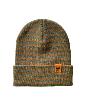 CTD206 HAAKWEAR Traditional RORO Cuffed Beanie / Hat - Green / Brown, Made in USA