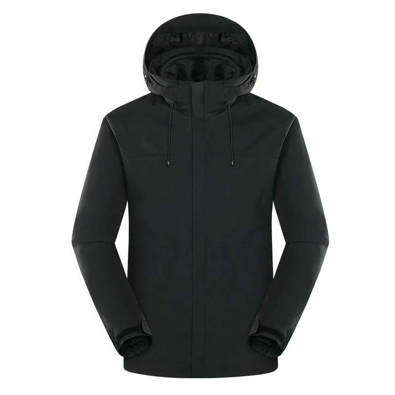 Custom Outdoor 3-in-1  Windproof Fleece Jackets