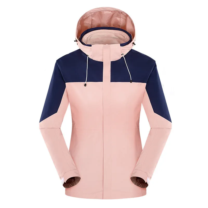 Custom Outdoor 3-in-1  Windproof Fleece Jackets