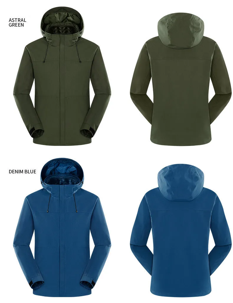 Custom Outdoor 3-in-1  Windproof Fleece Jackets